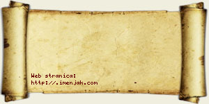 Olga Aljančić vizit kartica